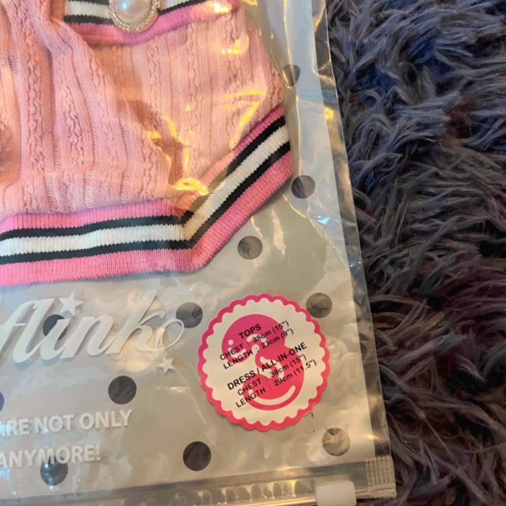 Preppy Cardigan by Wooflink - PINK SIZE 3 - Picture 6 of 9